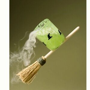Anthropologie Green Witchy Glass- Wicked Inspired (NIB)